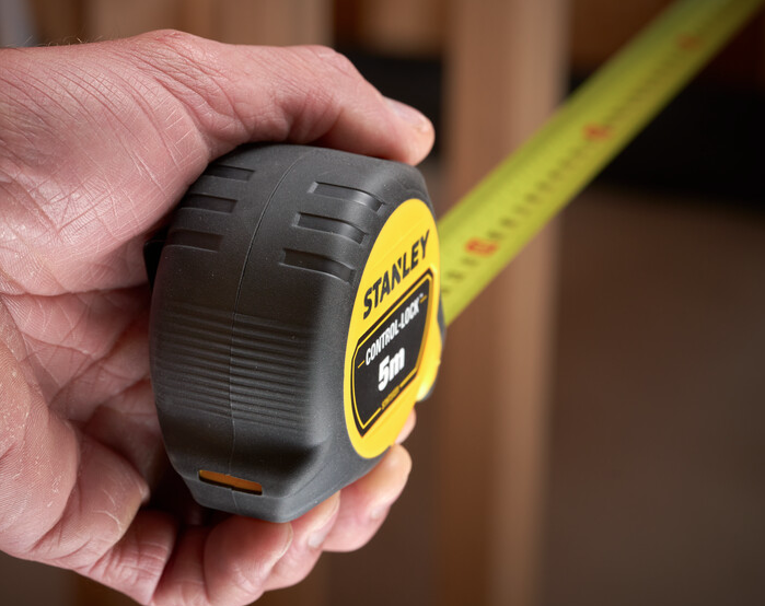Miara CONTROL LOCK 5 m x 25 mm do precyzyjnych pomiarów, trwała i wygodna w użyciu | STHT37231-0