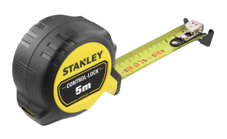 Miara CONTROL LOCK 5 m x 25 mm do precyzyjnych pomiarów, trwała i wygodna w użyciu | STHT37231-0