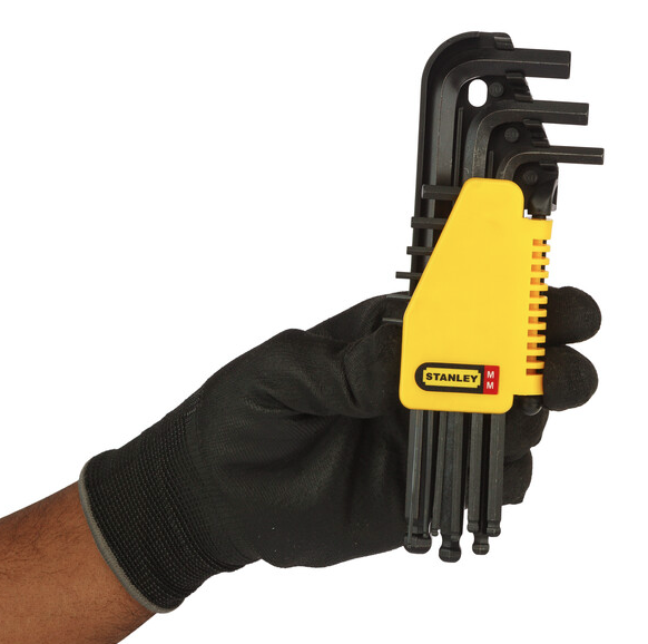 Zestaw kluczy HEX z łbem kulistym 9 sztuk 1,5–10 mm do precyzyjnej pracy z śrubami | 0-69-256