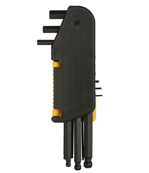 Zestaw kluczy HEX z łbem kulistym 9 sztuk 1,5–10 mm do precyzyjnej pracy z śrubami | 0-69-256