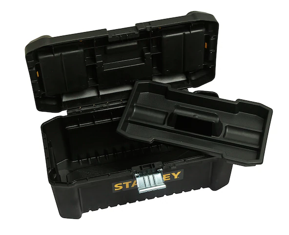 SKRZYNKA NARZĘDZIOWA ESSENTIAL 16" ZATRZASKI METALOWE | STST1-75518