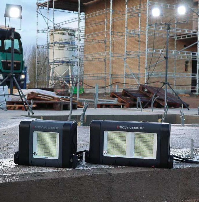 Lampa do oświetlania dużych powierzchni 40 000 lm SITE LIGHT 40 z walizką transportową| 49.0389