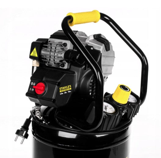 Pionowa sprężarka / kompresor Stanley FatMax 50L 10bar 1,5kW to mocny sprzęt | FMXCM0047E