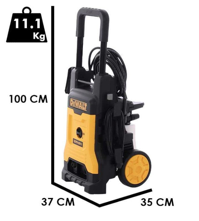 Myjka ciśnieniowa DeWalt 160 bar wydajna i profesjonalna na zimną wodę 480 l/h | DXPW001U