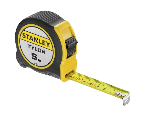 Miara ST Tylon 5 m x 19 mm z tworzywową obudową, trwała i wygodna do pomiarów| 0-30-697