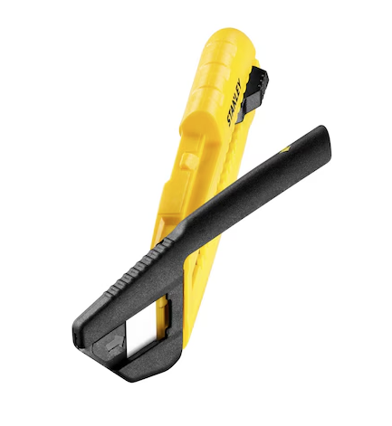 Nóż 18 mm z systemem odłamywania ostrza, trwały i wygodny do cięcia materiałów | STHT10489-1