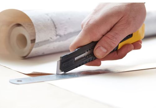 Nóż łamany 18 mm z tworzywa ABS, lekki i wygodny do precyzyjnego cięcia | 0-10-151