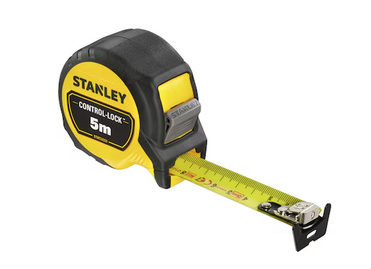 Miara CONTROL LOCK 5 m x 25 mm do precyzyjnych pomiarów, trwała i wygodna w użyciu | STHT37231-0