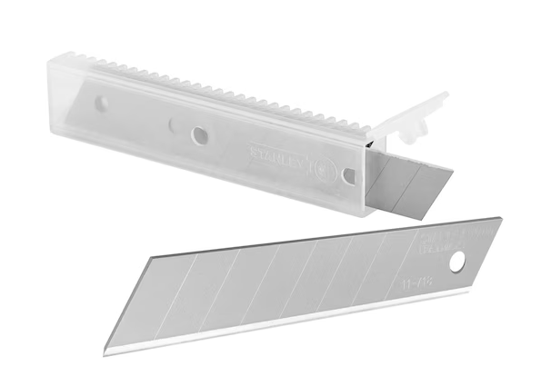 Ostrza łamane FatMax 18 mm 10 sztuk, trwałe i precyzyjne do noży warsztatowych |  2-11-718