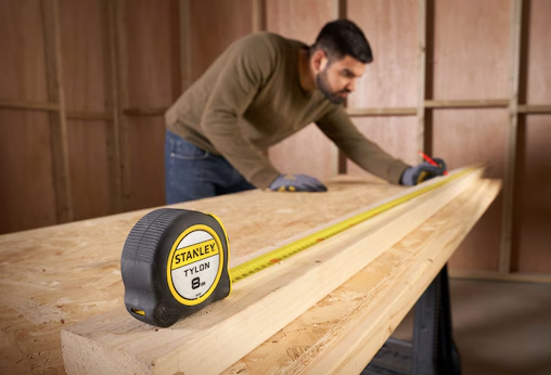 Miara ST Tylon 8 m x 25 mm z tworzywową obudową, trwała i wygodna do pomiarów| 0-30-657