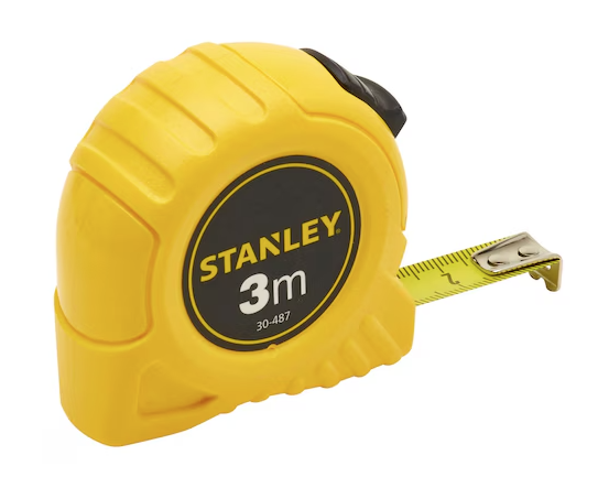 Miara stalowa 3 m x 12,7 mm rwała i wygodna do pomiarów | 1-30-487