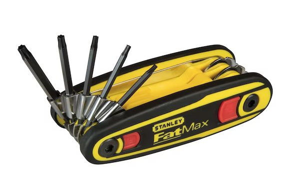 Zestaw kluczy imbusowych FatMax metrycznych, trwałe i wygodne do prac montażowych | 0-97-552