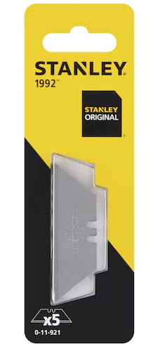 Ostrza trapezowe 1992, 5 sztuk, do nożyków i precyzyjnego cięcia materiałów | 0-11-921