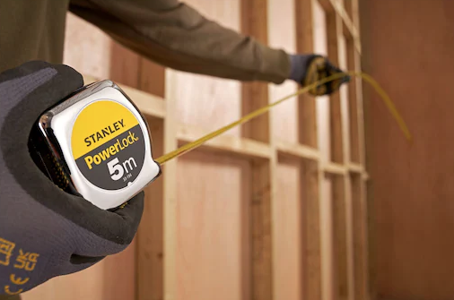 Miara stalowa Powerlock 5 m x 19 mm w obudowie chromowanej do dokładnego mierzenia | 1-33-194