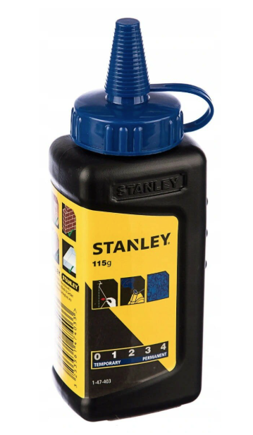 Kreda traserska niebieska 115 g do precyzyjnego oznaczania linii na materiałach| 1-47-403