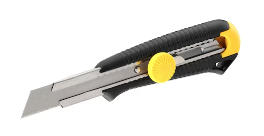 Nóż 18 mm DYNAGRIP z metalowym uchwytem do precyzyjnego cięcia materiałów | 0-10-418