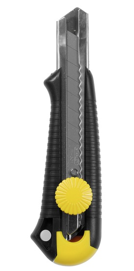 Nóż 18 mm DYNAGRIP z metalowym uchwytem do precyzyjnego cięcia materiałów | 0-10-418