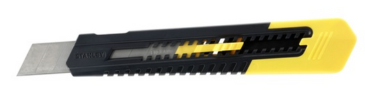 Nożyk łamany 18 mm w obudowie ABS do precyzyjnego cięcia papieru i folii | 1-10-151