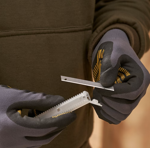 Ostrza łamane 9 mm, 10 sztuk, do nożyków i precyzyjnego cięcia papieru i folii | 0-11-300