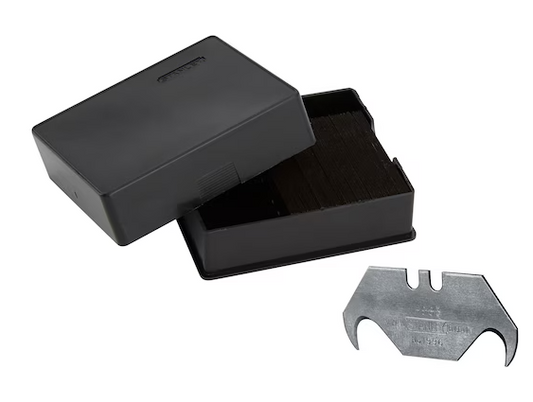 Ostrza hakowe 1996, 100 sztuk, do nożyków i precyzyjnego cięcia materiałów | 1-11-983