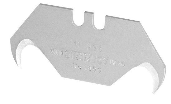 Ostrza hakowe 1996, 100 sztuk, do nożyków i precyzyjnego cięcia materiałów | 1-11-983