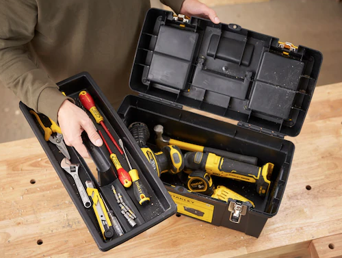 Skrzynka narzędziowa 19" seria 2000 do przechowywania i organizacji narzędzi w warsztacie | 1-92-066