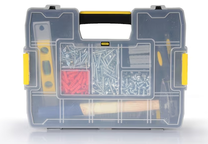 Organizer SORT MASTER Junior do przechowywania drobnych narzędzi i akcesoriów w domu i warsztacie | 1-97-483
