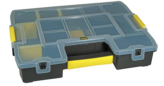 Organizer SORT MASTER Junior do przechowywania drobnych narzędzi i akcesoriów w domu i warsztacie | 1-97-483