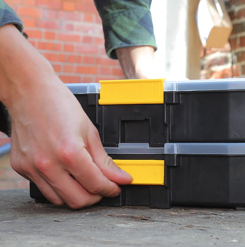 Organizer SORT MASTER Junior do przechowywania drobnych narzędzi i akcesoriów w domu i warsztacie | 1-97-483