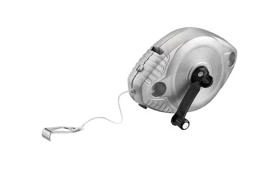 Sznur traserski 30 m w aluminiowej obudowie do precyzyjnego znakowania i pomiarów | 0-47-100