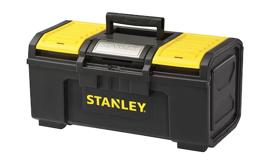 Skrzynka narzędziowa Stanley Basic 19 do przechowywania i transportu narzędzi w domu i warsztacie | 1-79-217