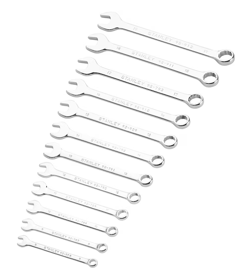 Zestaw kluczy płasko-oczkowych 12 sztuk | STMT82843-0