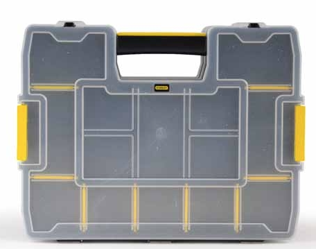 Zestaw 3 organizerów SortMaster do przechowywania narzędzi i drobnych akcesoriów w warsztacie| 1-97-487