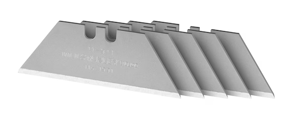 Ostrza trapezowe 1991, 5 sztuk, do nożyków i precyzyjnego cięcia różnych materiałów| 0-11-911