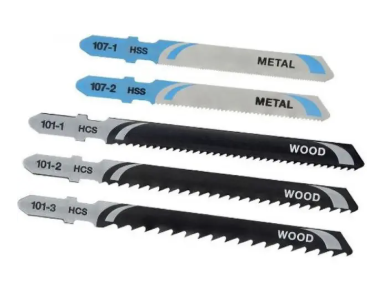 Brzeszczoty do wyrzynarki do drewna i stali, 5 sztuk, do precyzyjnego cięcia materiałów | STA27030-XJ