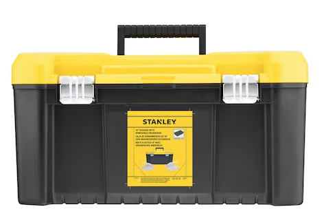 Skrzynka narzędziowa ESSENTIAL 19" z organizerem do przechowywania i transportu narzędzi | STST75787-1