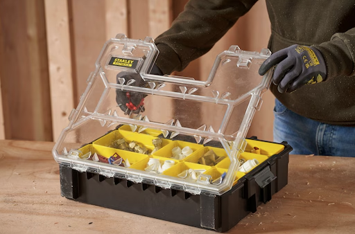 Organizer FatMax Pro wysoki, wodoodporny, z tworzywa do przechowywania narzędzi i akcesoriów | 1-97-521