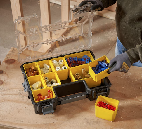 Organizer FatMax Pro wysoki, wodoodporny, z tworzywa do przechowywania narzędzi i akcesoriów | 1-97-521