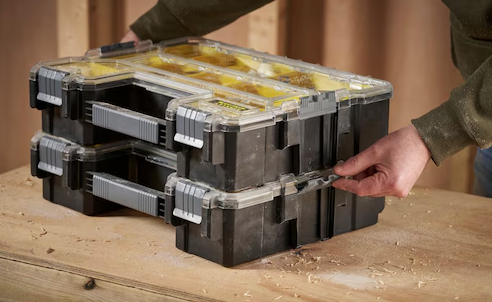 Organizer FatMax Pro wysoki, wodoodporny, z tworzywa do przechowywania narzędzi i akcesoriów | 1-97-521