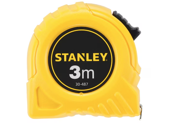 Miara 3 m x 12,7 mm w obudowie z tworzywa – praktyczne i trwałe narzędzie pomiarowe | 0-30-487
