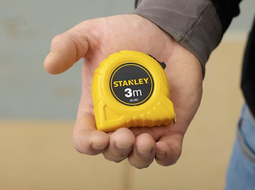 Miara 3 m x 12,7 mm w obudowie z tworzywa – praktyczne i trwałe narzędzie pomiarowe | 0-30-487