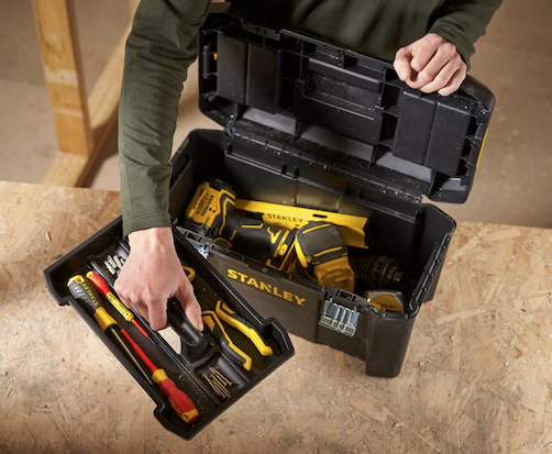 Skrzynka narzędziowa Essential 19" – wytrzymała i praktyczna do przechowywania narzędzi | STST1-75521