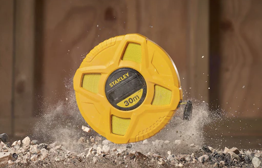 Miara 30 m x 12,7 mm z włókna szklanego – trwałe i wygodne narzędzie pomiarowe | 0-34-297