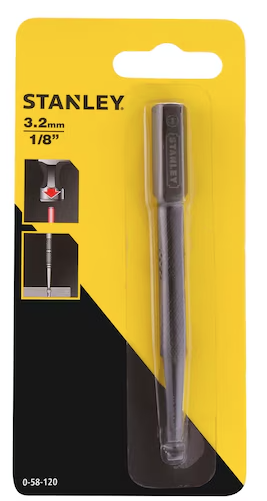 Punktak 3,2 mm – wytrzymałe narzędzie do precyzyjnego oznaczania i wiercenia | 0-58-120