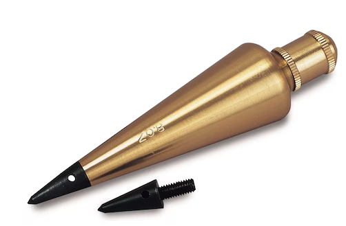 Precyzyjny pion pomiarowy 225 g – trwałe narzędzie do dokładnego ustawiania i poziomowania | 0-47-973