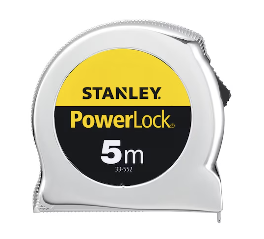 Miara MicroPowerlock 5 m x 19 mm – trwałe i precyzyjne narzędzie pomiarowe | 1-33-552