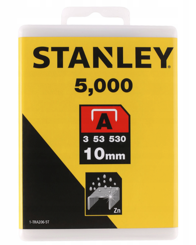 Zszywki A 10 mm/3/8" LD 5000 szt. – wytrzymałe zszywki do tapicerki, mebli i drewna | 1-TRA206-5T