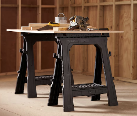 Stojak składany 2 szt. – wytrzymałe i stabilne podpory do warsztatu i prac warsztatowych| STST1-70713