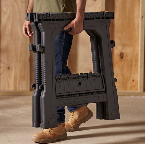 Stojak składany 2 szt. – wytrzymałe i stabilne podpory do warsztatu i prac warsztatowych| STST1-70713