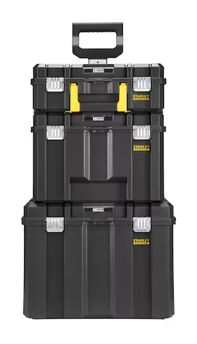 Skrzynie PROSTACK moduł 3-elementowy – wytrzymały i praktyczny system do organizacji i przechowywania | FMST75753-9